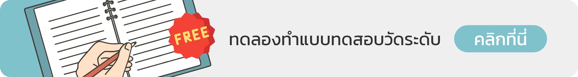 ทดลองทำแบบทดสอบวัดระดับ